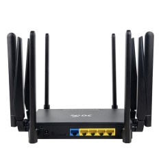 Router ambrasmart 5G CPE Dual-Band Wi-Fi, SIM Card Plug-in, Conexiune Rapida si Stabila pentru intreaga familie, Negru