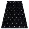 Covor FLUFFY 2370 shaggy puncte - antracit / alb, 140x190 cm