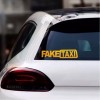 Sticker fake taxi 30 cm X 8 cm