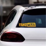 Sticker fake taxi 30 cm X 8 cm