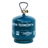 Cumpara ieftin Butelie gaz reincarcabila, 7.2 litri, 3 Kg, metalica