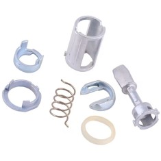 Kit Reparatie Incuietoare Yala Usa Fata Techstar, Compatibil VW Golf 4 (1997-2006), Bora (1997-2006), 7 Piese, Echiv OE 1U0837167C / 7C0837168C