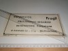 ETICHETA VECHE PT EXPORT RSR FRUCTEXPORT BUKAREST