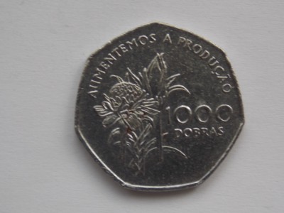1000 DOBRAS 1997 SAO TOME - FAO foto