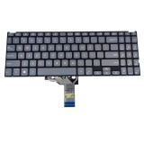 Tastatura Laptop, Asus, VivoBook 15 R509B, R509BA, R509D, R509DA, R509J, R509JA, gri, layout US