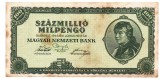 Ungaria 100 000 000 000 000 Pengo 1946 P-130 U5