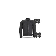MBS Geaca textila Ufo Plast Sirles, protectii umeri/coate, negru, L, Cod Produs: JA13006KL
