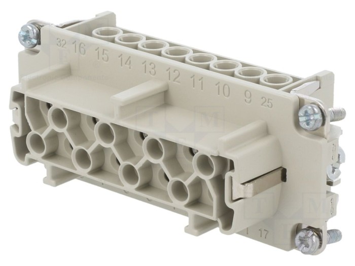 Conector mamă 16A EPIC H-BE 16