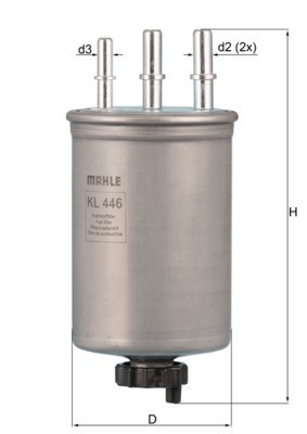 MAHLE KL 446 filtru combustibil
