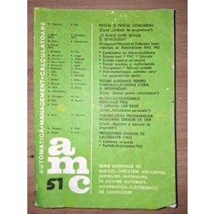 AMC 51 (Automatica management calculatoare) - H. Cioearlie, P. Elas