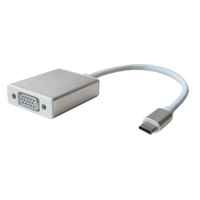 Adaptor Bleu jour, USB-C - VGA, Thunderbolt 3, 16cm, Gri foto