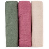 Petite&amp;Mars Moussy scutece textile Botanic Tones 68 x 68 cm 3 buc