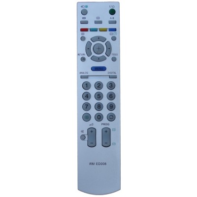 Telecomanda pentru LCD Sony RM-ED008, alba cu functiile telecomenzii originale foto