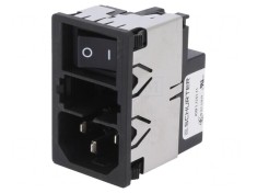 Conector Alimentare AC Soclu Tată 6A 250VAC IEC 60320 KMF