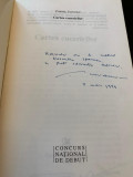 Cornel Ivanciuc Cartea cuceririlor 1999 proza debut autograf/dedicatie