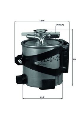 MAHLE KLH 44/22 filtru combustibil foto