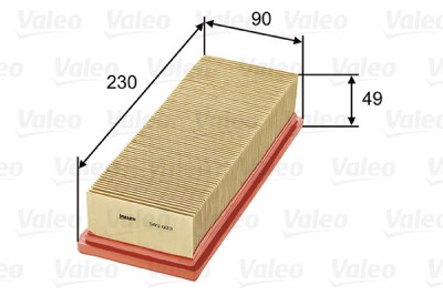 VALEO 585023 Filtru aer foto