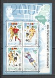 Romania.2000 C.E. de fotbal BELGIA si OLANDA-Bl. XR.1200