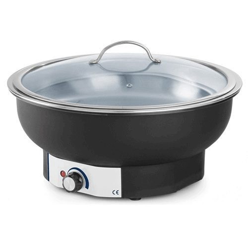 Chafing dish electric rotund