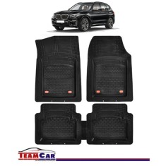 Covorase Auto TeamCar&reg; Tip Tavita Compatibile BMW X3 G01 (2017&ndash;prezent) Negru Material Rezistent