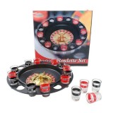 Cumpara ieftin Joc Ruleta Iso trade cu pahare de shot-uri, multicolor, 29 cm diametru, 16 pahare