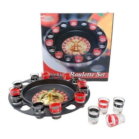 Joc Ruleta cu pahare pentru shot-uri,distractie,petreceri,29 cm diametru,16 pahare