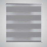 Jaluzea tip zebră, 80 x 150 cm, gri, vidaXL