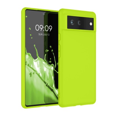 Husa Kwmobile pentru Google Pixel 6, Verde deschis, Silicon, KWM000013DV043C foto