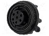 Conector circular, mama, 7 pini, BULGIN - PX0744/S