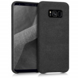 Husa pentru Samsung Galaxy S8 Plus, Piele ecologica, Negru, 43265.01