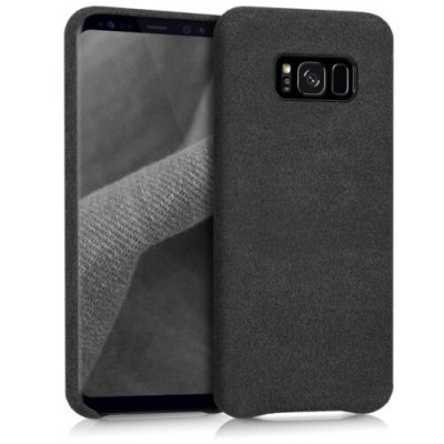 Husa pentru Samsung Galaxy S8 Plus, Piele ecologica, Negru, 43265.01 foto