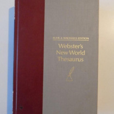 WEBSTER'S NEW WORLD THESAURUS de CHARLTON LAIRD , WILLIAM D. LUTZ , 1985