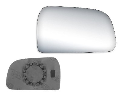 Geam oglinda exterioara cu suport fixare Hyundai Tucson (Jm), 06.2004-10.2009, Dreapta, geam convex foto