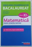 MATEMATICA , MANUAL PENTRU CLASA A XI -A , PROFIL STIINTELE NATURII , SIMULAREA EXAMENULUI DE BACALAUREAT , de LUCIAN DRAGOMIR ..OVIDIU BADESCU , 201