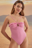 Women&#039;secret costum de baie dintr-o bucată VERBENA culoarea roz, cupa moale, 5525820