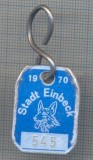 AZ 510 MEDALIE-MEDALION EVIDENTA CANINA-STADT EINBECK -ORASUL EINBECK-GERMANIA, Europa