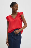 Cumpara ieftin Answear Lab bluza femei, culoarea rosu, neted