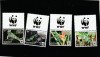Tonga 2016 - Fauna , WWF , Iguana , serie 4 valori cu vigneta wwf , dantelate , MNH , Mi.2098-2101, Nestampilat