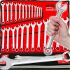 Set chei combinate, 6-32 mm, 25 piese, crom-vanadiu, Verke