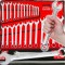 Set chei combinate, 6-32 mm, 25 piese, crom-vanadiu, Verke