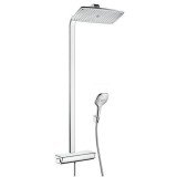 Sistem de dus fix si mobil cu baterie termostat HANSGROHE seria RAINDANCE SELECT E 360 1 JET