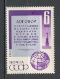 U.R.S.S.1963 Apelul ptr. folosirea atomului MU.221, Nestampilat