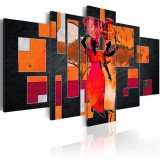 Cumpara ieftin Tablou - Women Carrying Water 100x50 cm