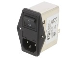 Conector Alimentare AC Soclu Tată 10A 250V 0,2mH