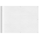 Cumpara ieftin Paravan de balcon, alb, 75x800 cm, 100% poliester oxford