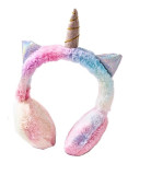 Cumpara ieftin Casti copii si aparatori urechi pufoase cu urechiuse Unicorn