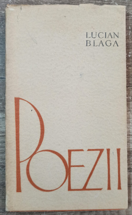 Poezii - Lucian Blaga// 1962