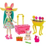 Set de joaca Enchantimals Wonderwood, Bunny Blooms in gradina