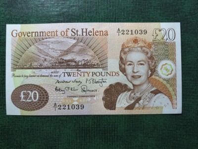 ST. HELENA 20 POUNDS 2012 UNC foto