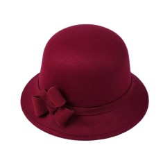 Palarie dama grena rotunda